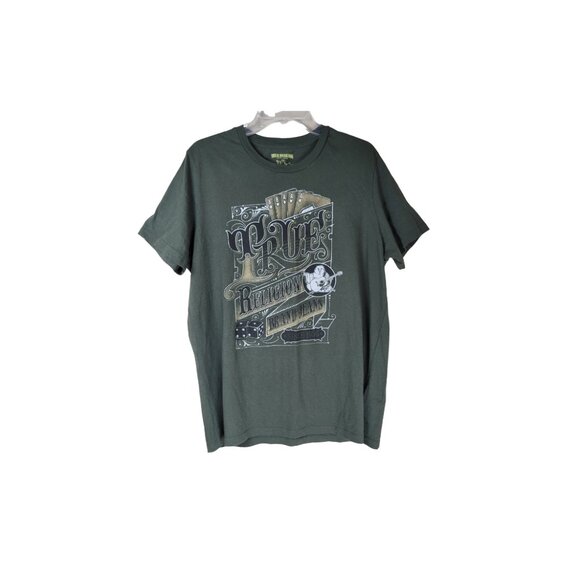 True Religion Budda Green Graphic T-Shirt Size XXL - Picture 2 of 9